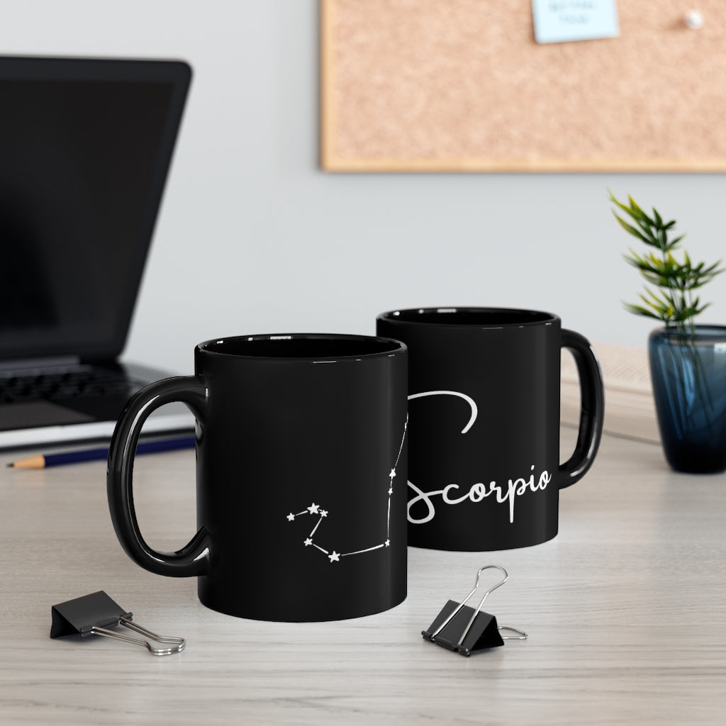 Scorpio Astrological Sign with Constellation Mug - Cozy Coven