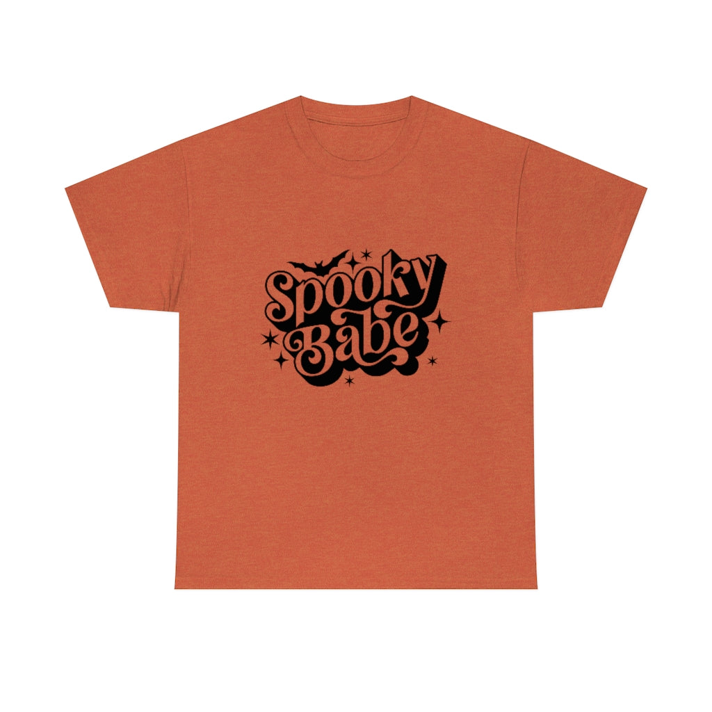 Spooky Babe Tee Shirt- Halloween T-shirt- Trendy Fall Graphic Tee
