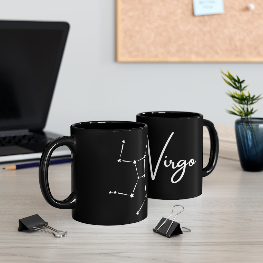 Virgo Astrological Sign with Constellation Mug - Cozy Coven