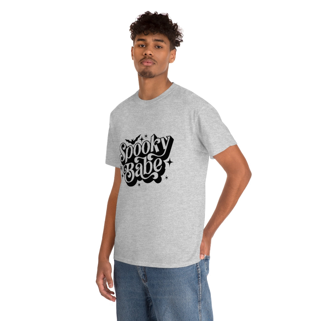 Spooky Babe Tee Shirt- Halloween T-shirt- Trendy Fall Graphic Tee