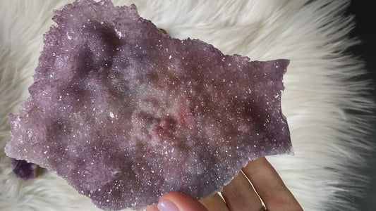 Natural Rainbow Amethyst Flower