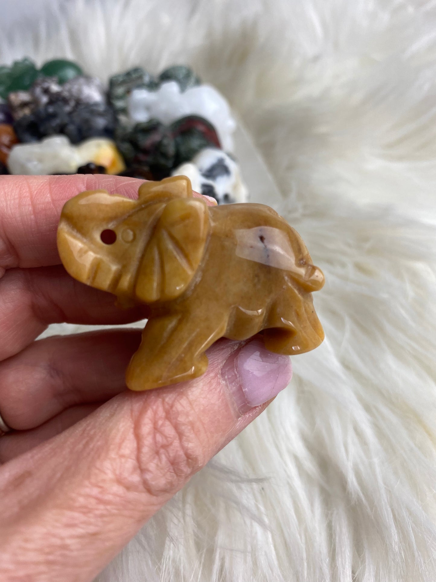 Mini Elephant Carvings