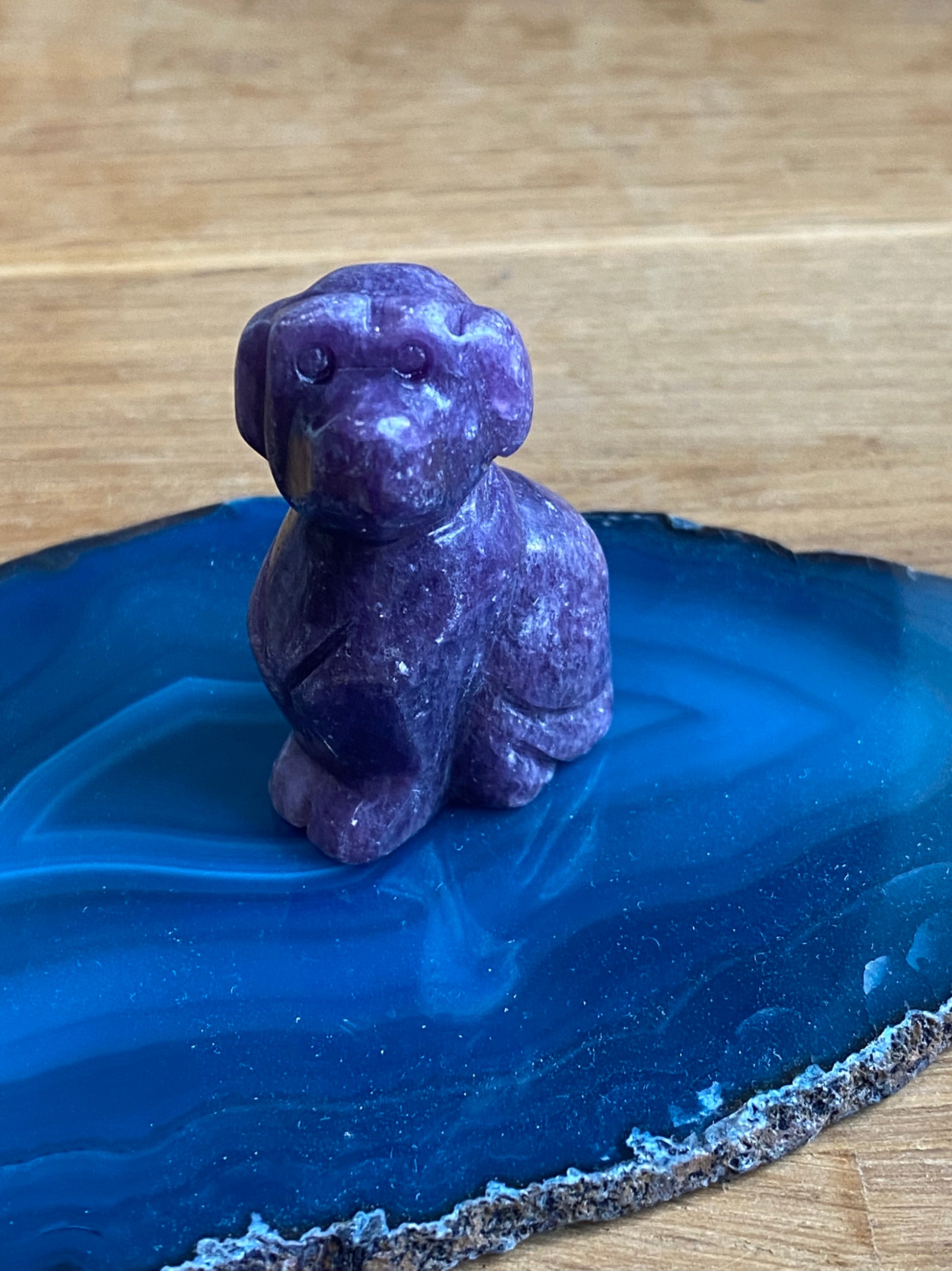 Dog π  Crystal Carvings - The Healing Collective NY