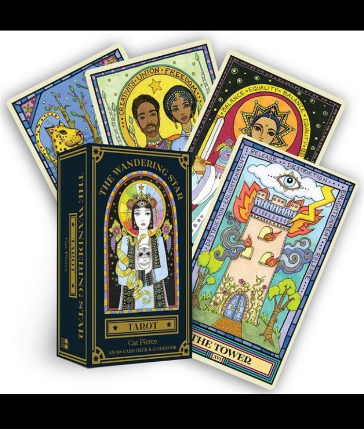 Wandering Star Tarot An 80-Card Deck & Guidebook by Cat Pierce