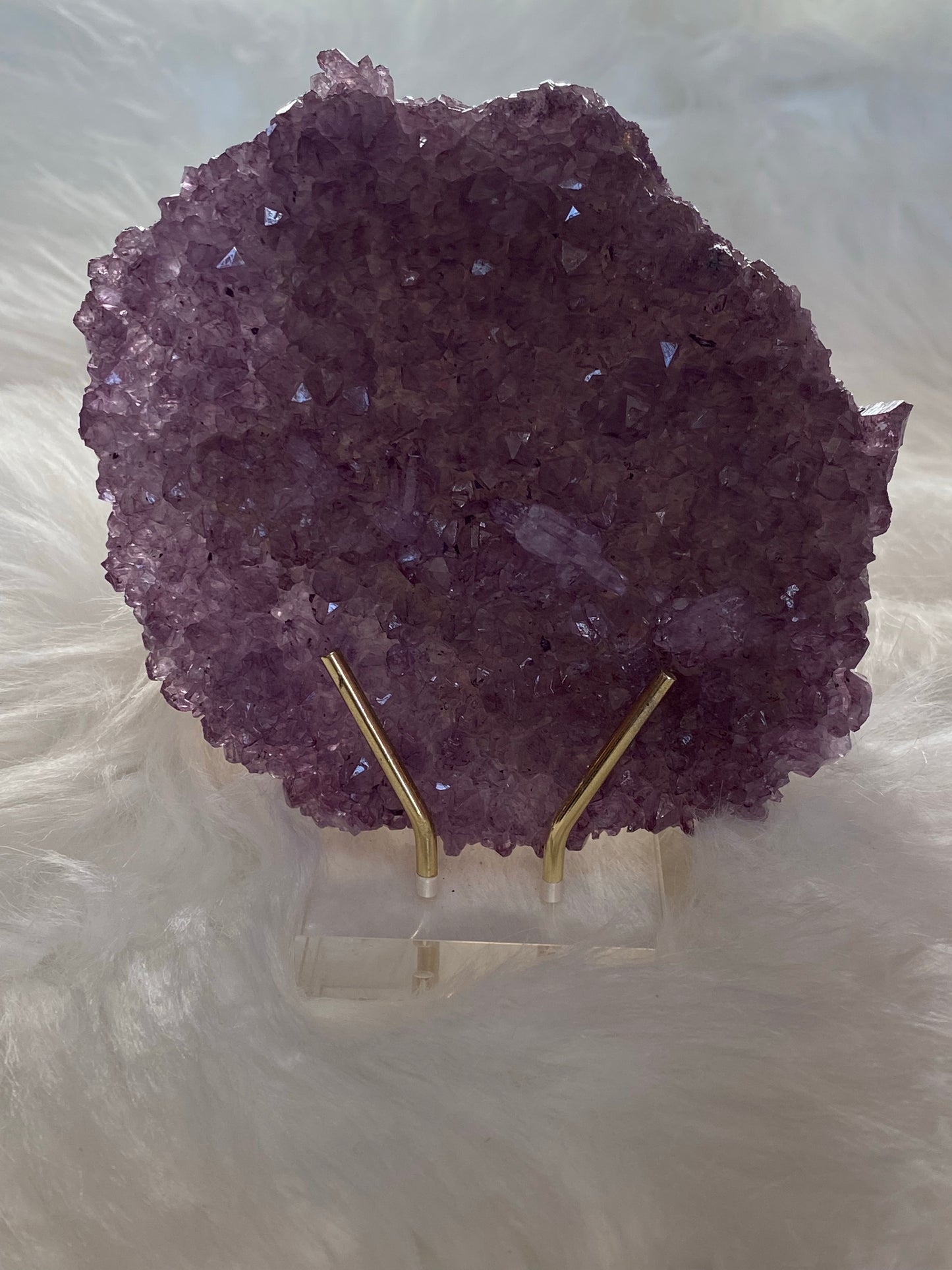 Natural Lavender Amethyst Flower (B) - Cozy Coven