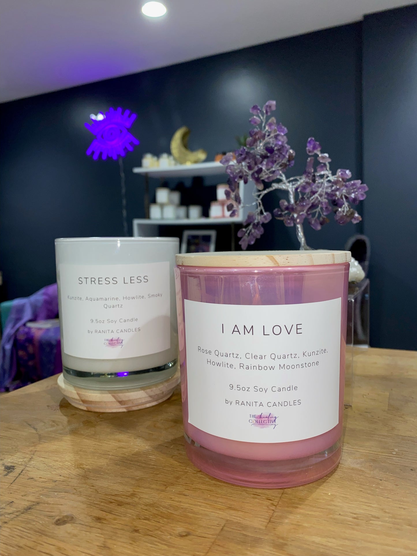 Crystal Intentions Soy Wax Candle