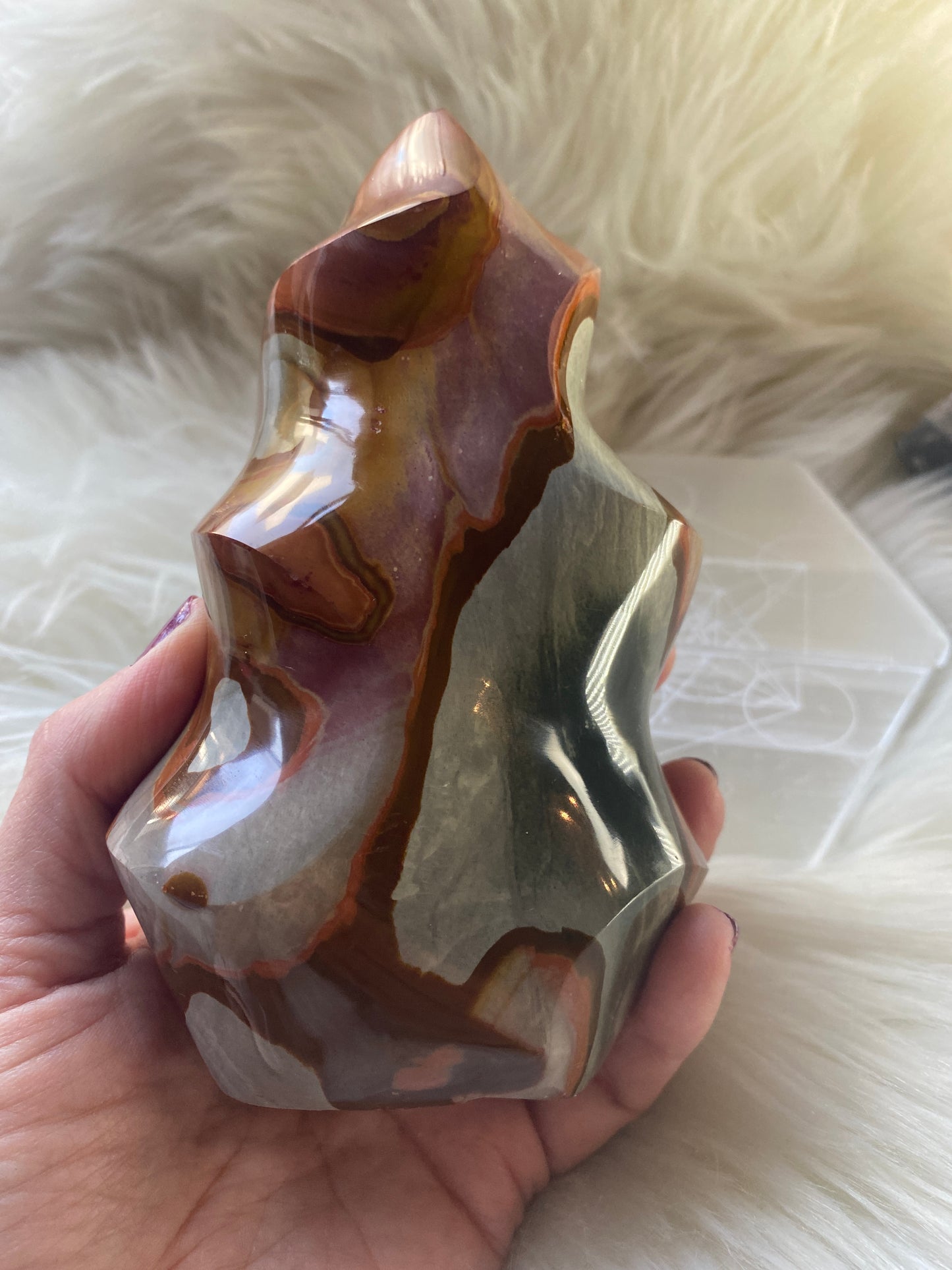 Polychrome Jasper Flame (c)
