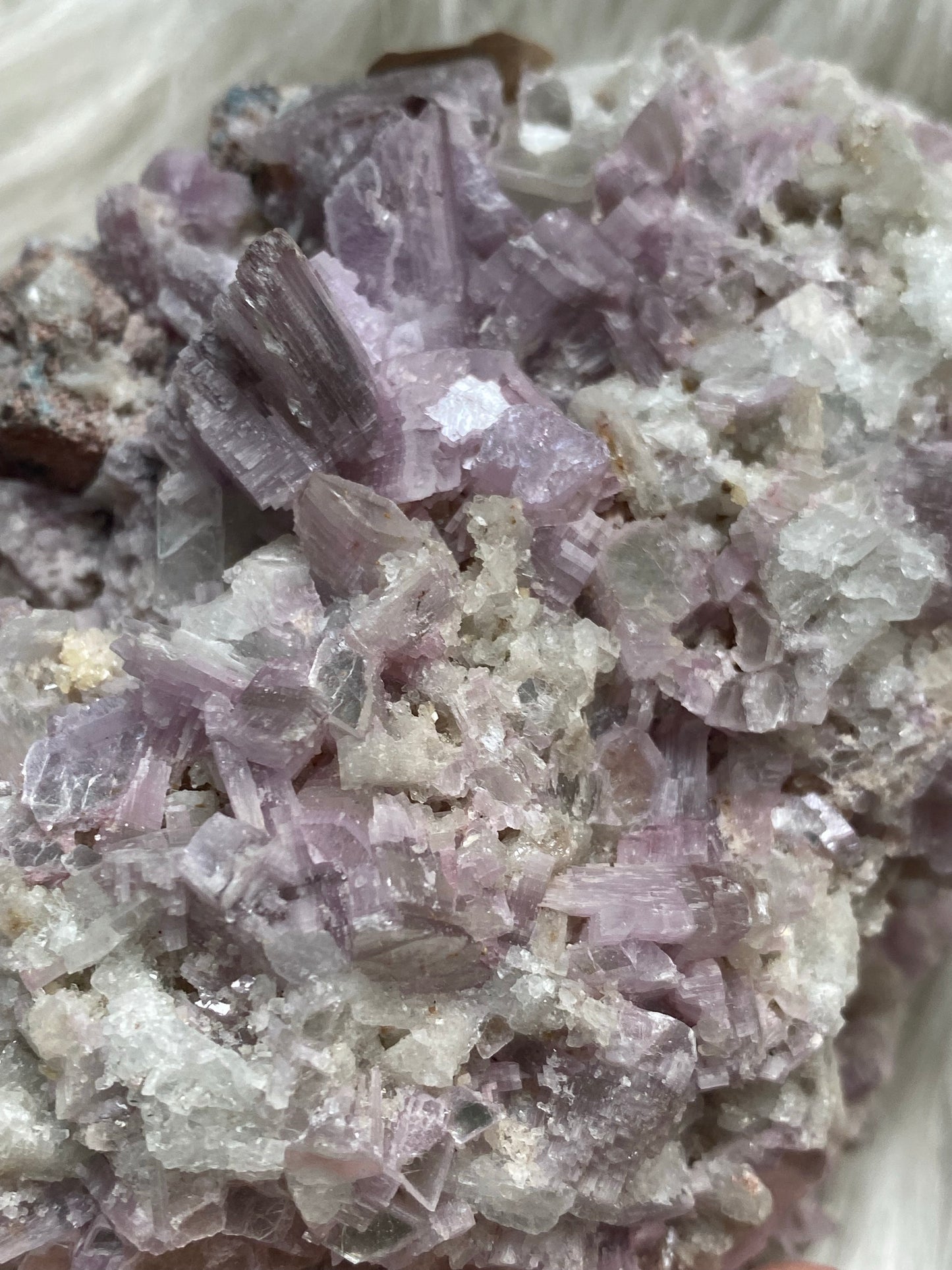 Lepidolite, Mica, Albite, Tourmaline, Aquamarine, Quartz Smoky Quartz Mix Mineral- Natural Raw Specimen - The Healing Collective NY