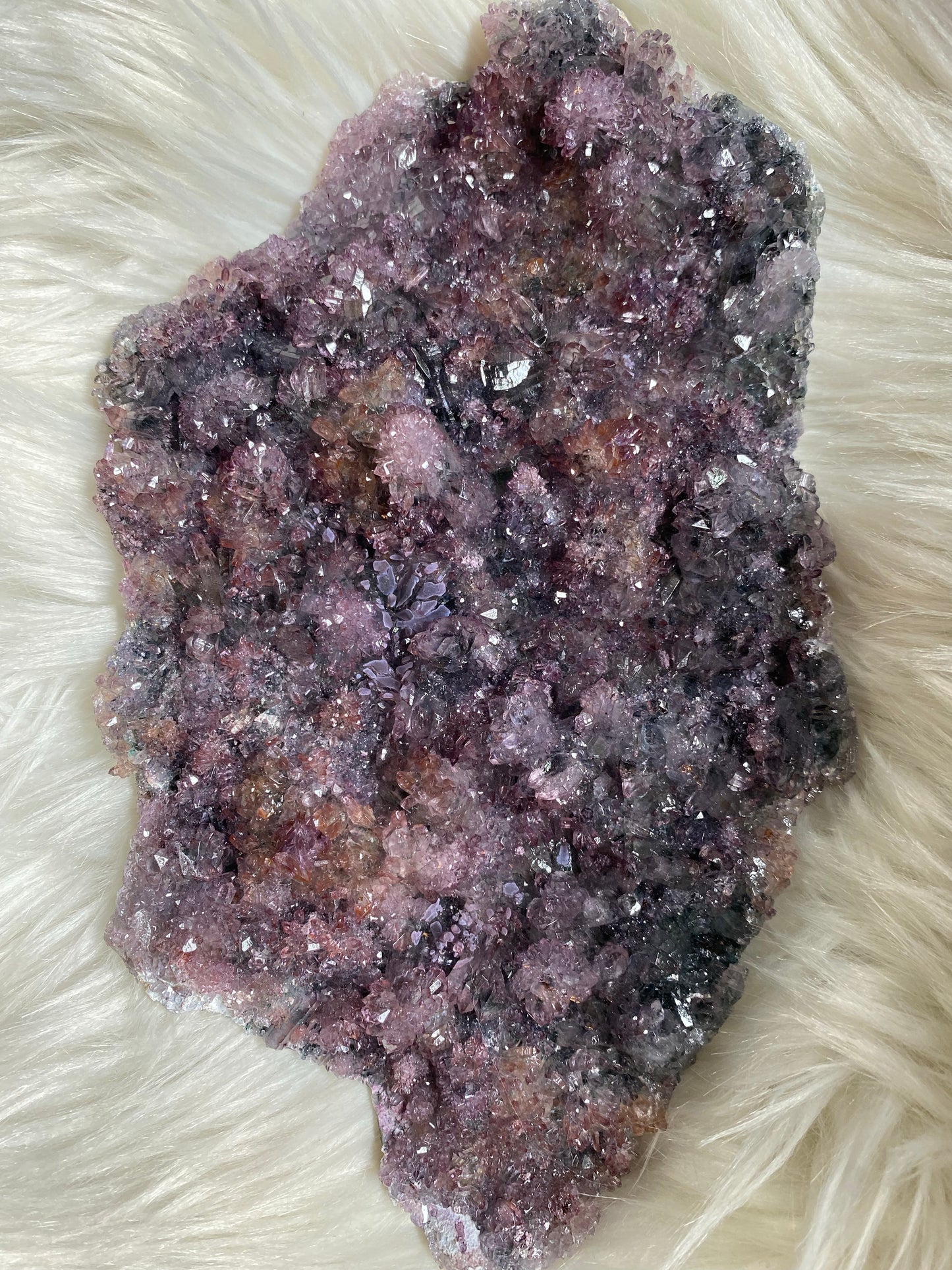 Natural Rainbow Amethyst Flower - The Healing Collective NY