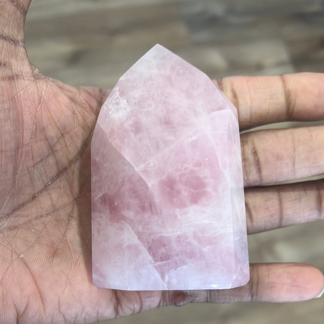 Rose Quartz Tower (L) - The Healing Collective NY