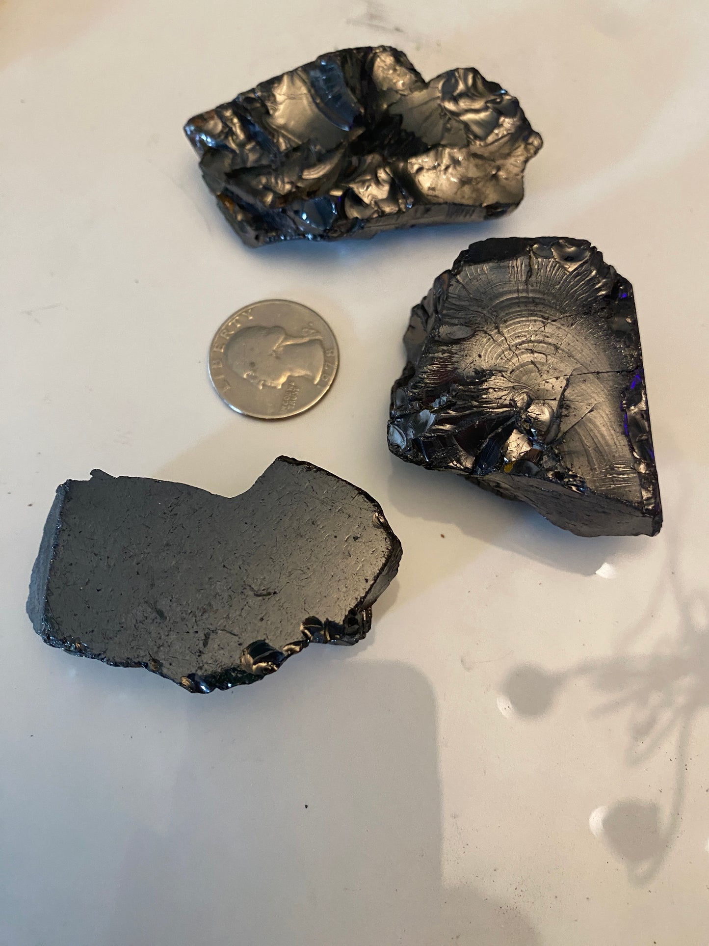 Elite (Noble) Shungite Extra Large Size (39-46 grams) Raw -for EMF Protection and Water Purification