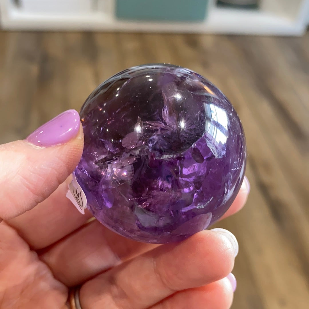 Brazilian Amethyst Spheres AAA Quality - The Healing Collective NY