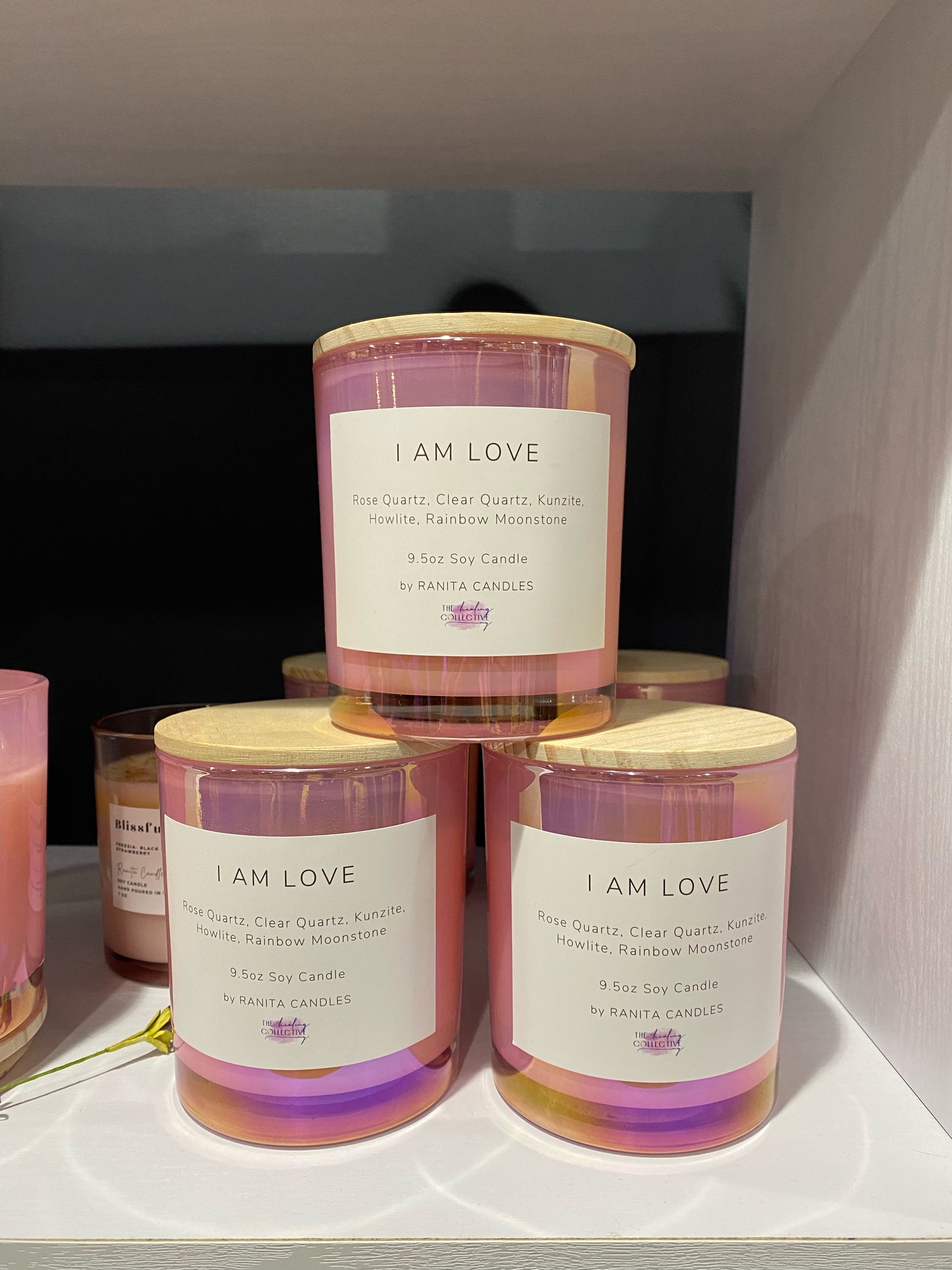 Crystal Intentions Soy Wax Candle