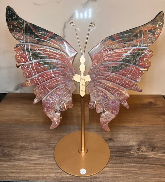 Ocean Jasper Butterfly Wings