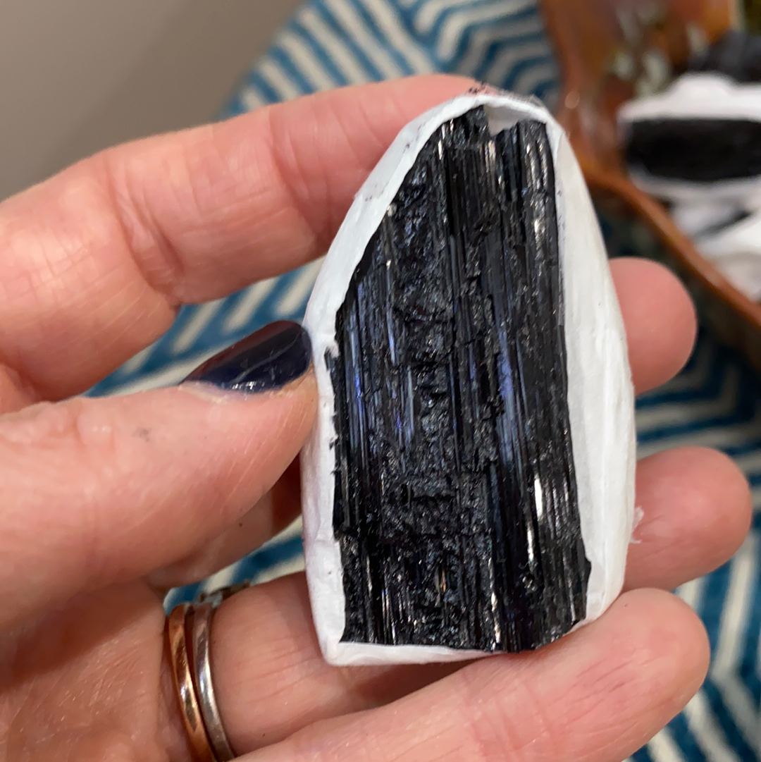 Black Tourmaline Raw Chunks - The Healing Collective NY