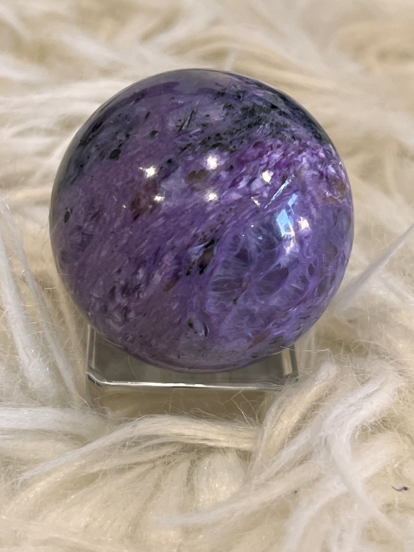 Charoite Sphere