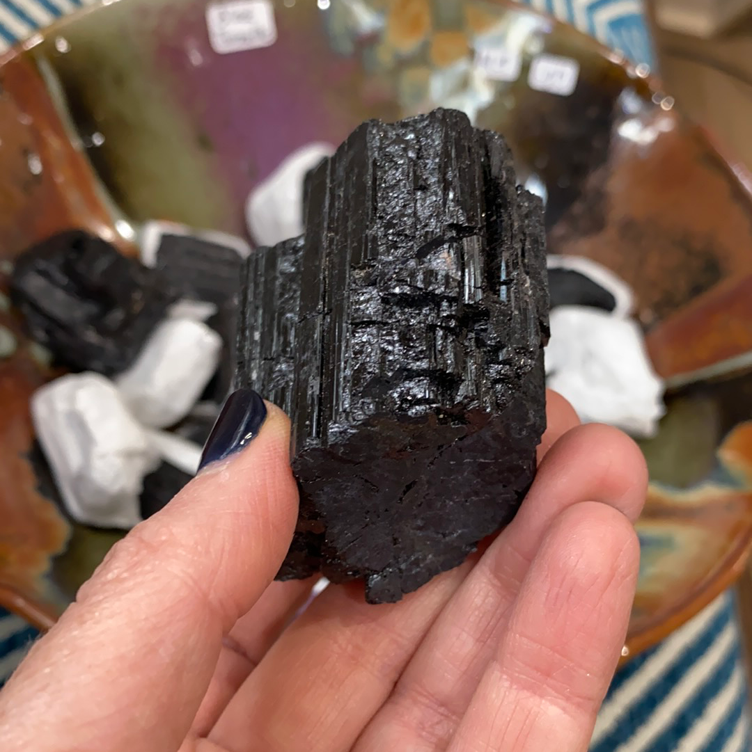 Black Tourmaline Raw Chunks - The Healing Collective NY