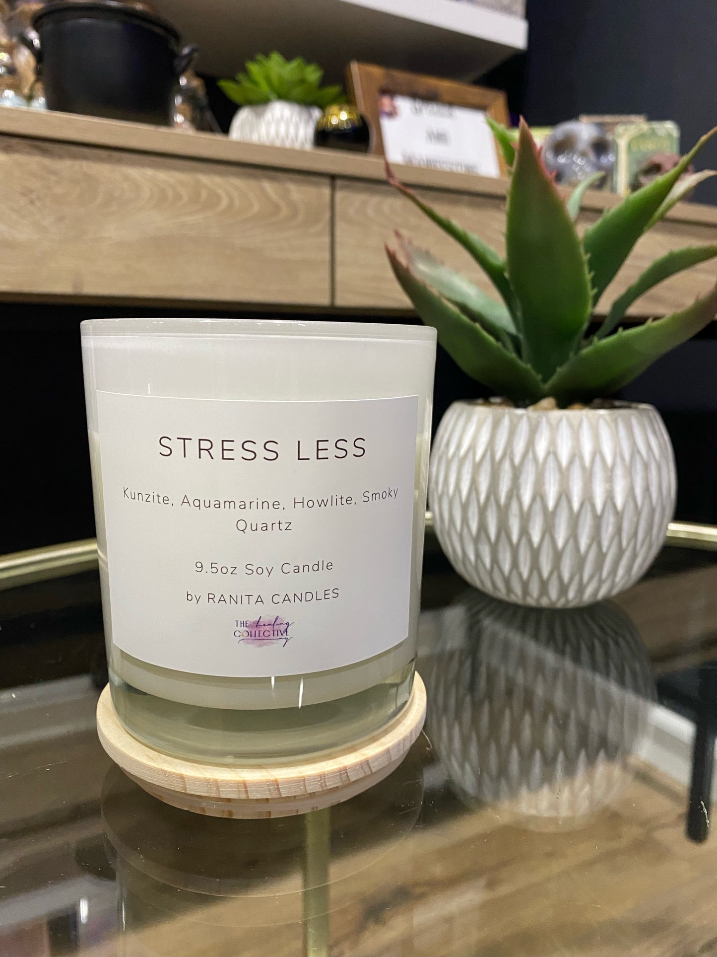 Crystal Intentions Soy Wax Candle