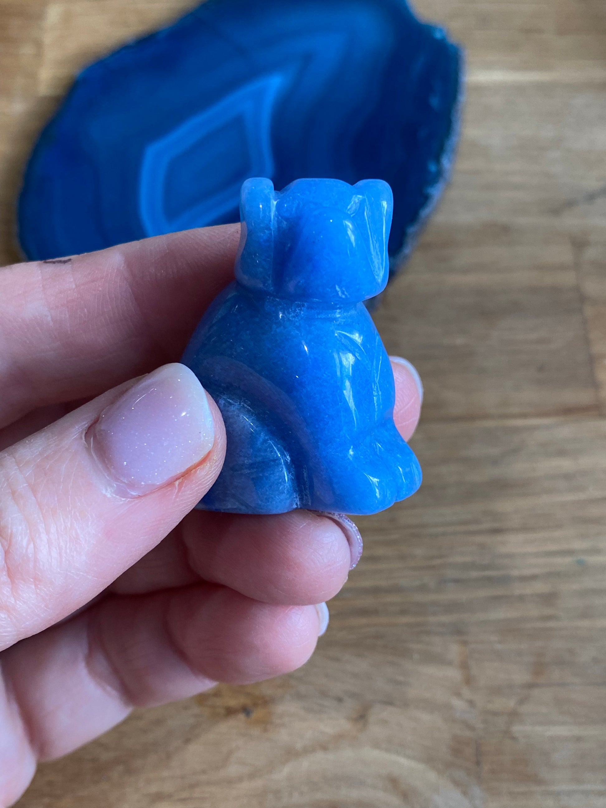 Dog π  Crystal Carvings - The Healing Collective NY