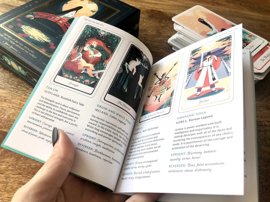 Yoshi Yoshitani Tarot of the Divine: A Deck and Guidebook Inspired by Deities, Folklore, and Fairy Tales from Around the World: Tarot Cards - The Healing Collective NY