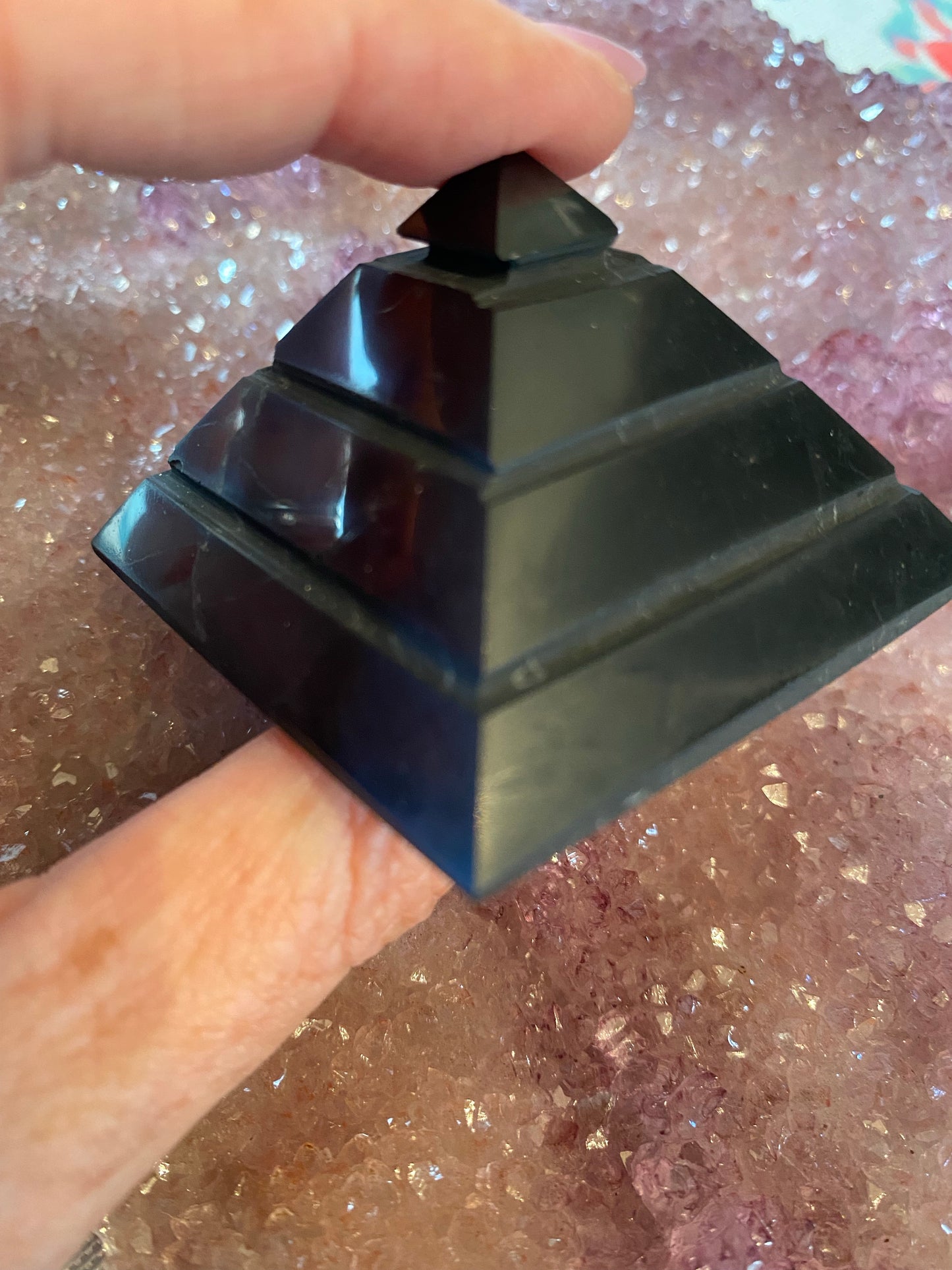 Shungite Saccara Step Pyramid - The Healing Collective NY