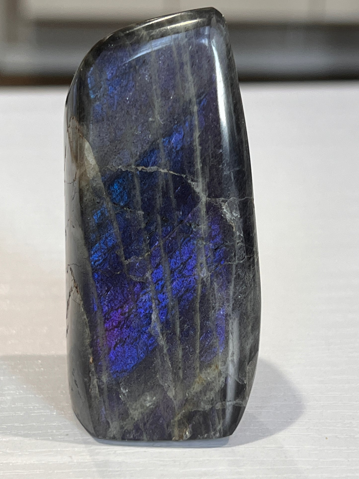 Rare Orange and Pink Flash Labradorite Free Form - The Healing Collective NY