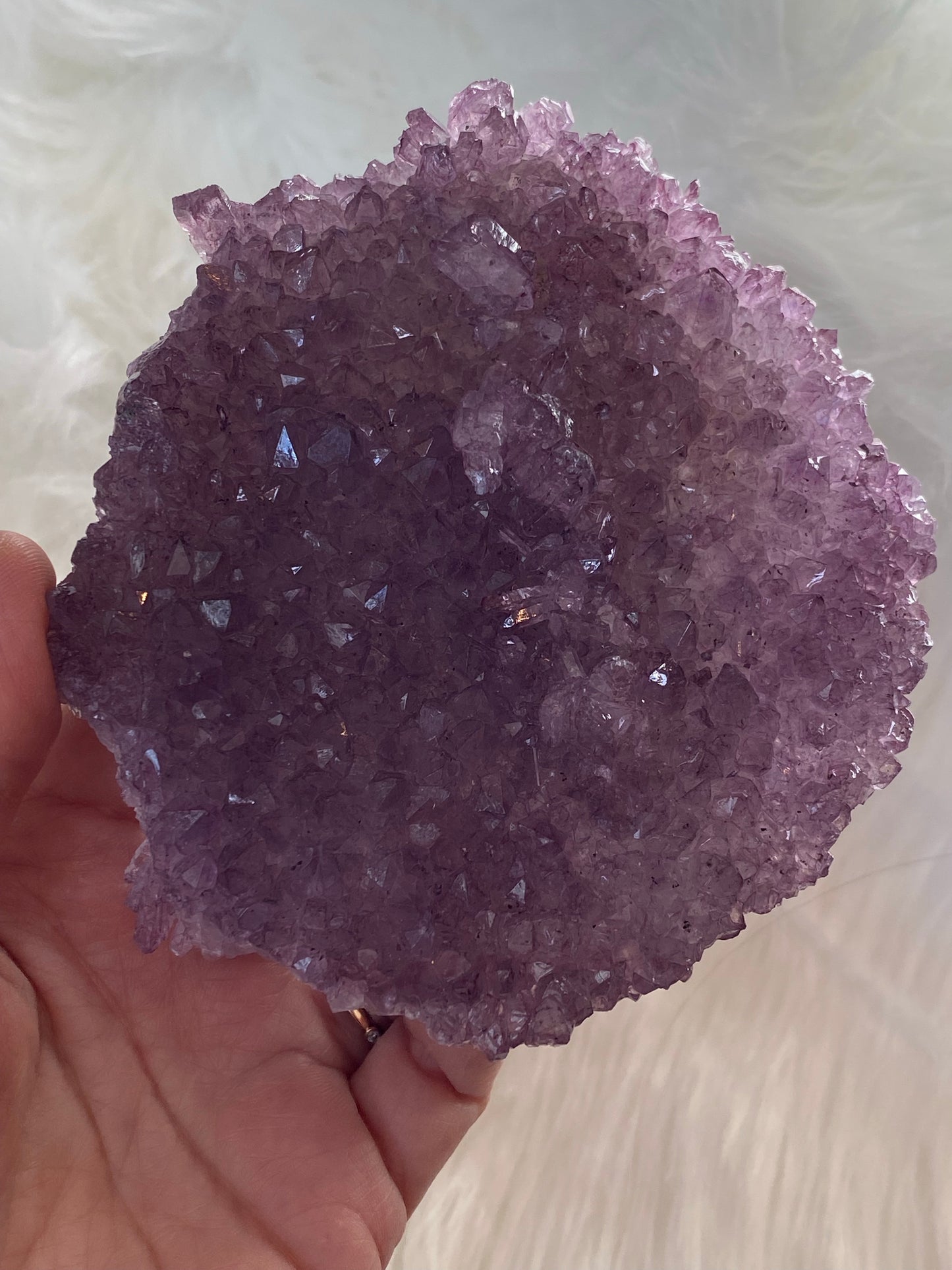 Natural Lavender Amethyst Flower (B) - Cozy Coven