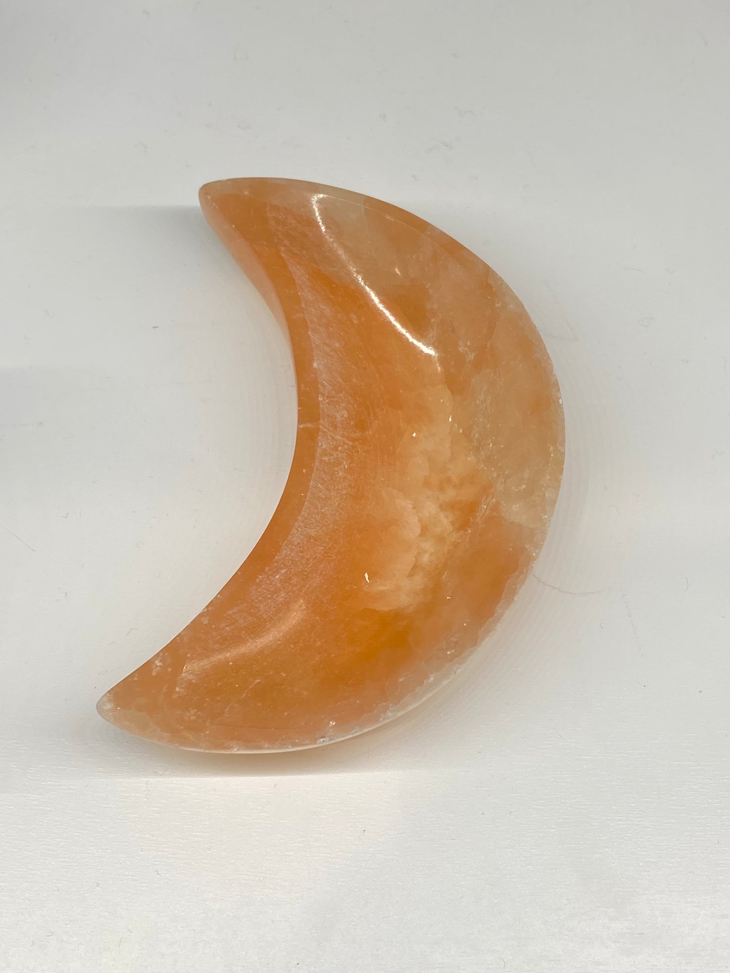 Selenite Moon Bowl - Cozy Coven