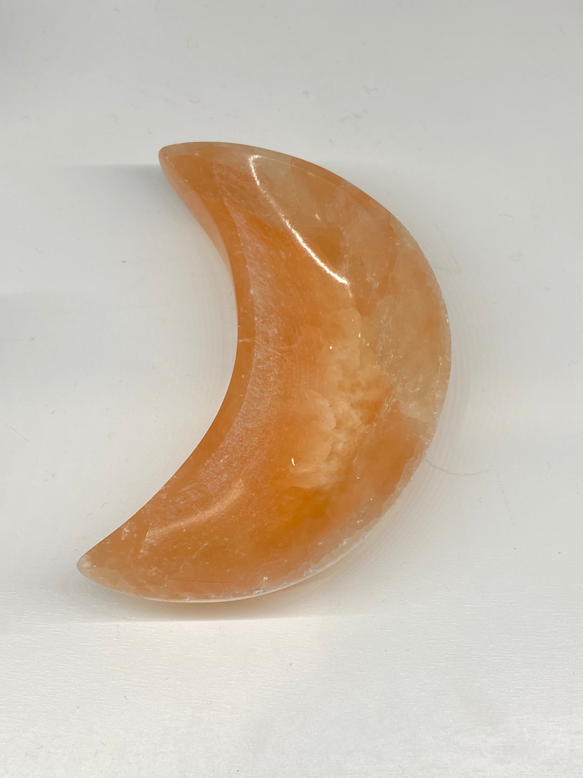Selenite Moon Bowl - Cozy Coven