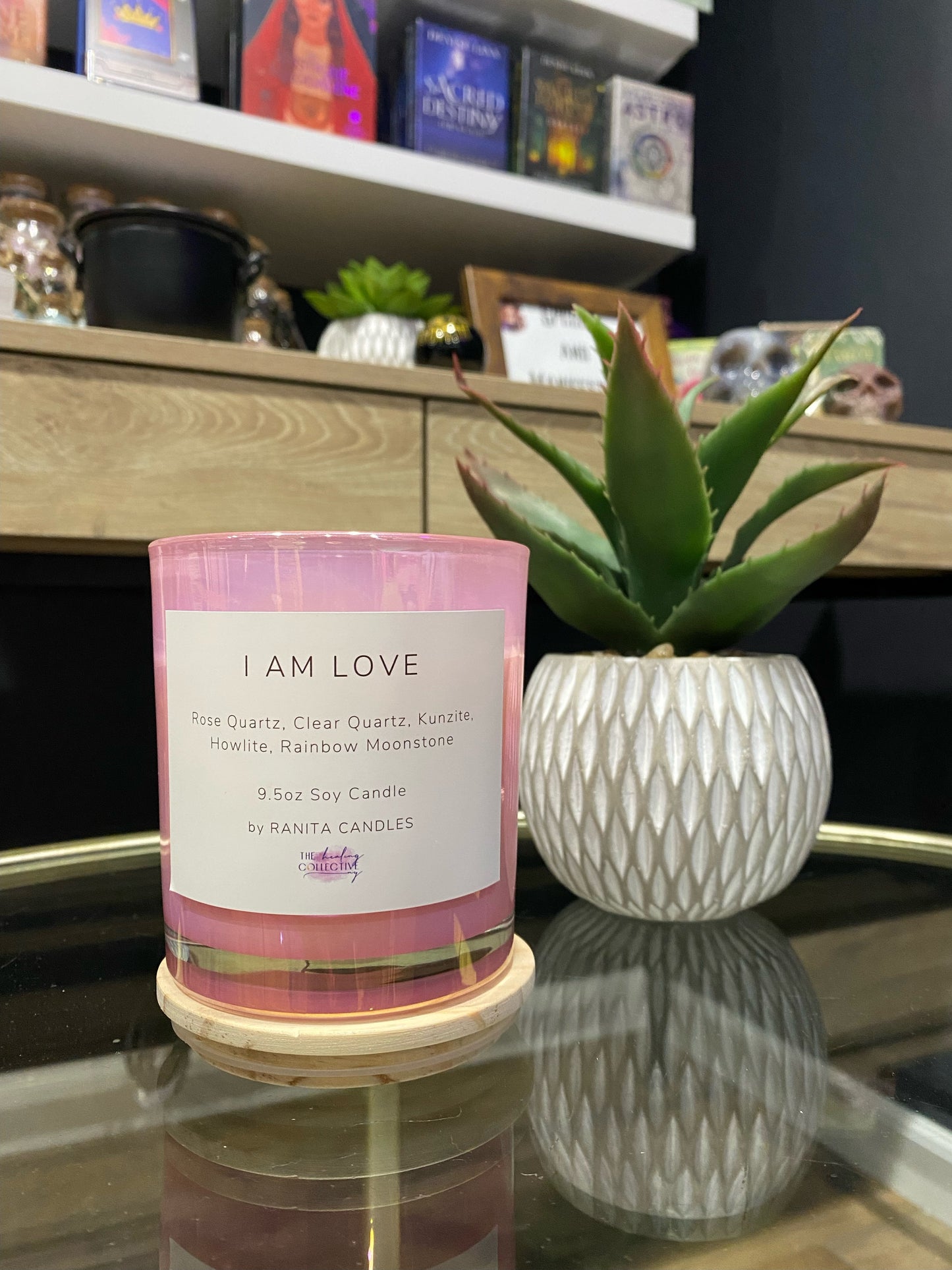 Crystal Intentions Soy Wax Candle