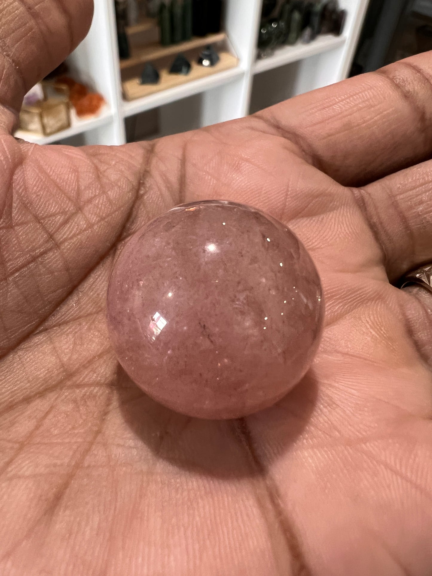Strawberry Quartz Mini Sphere