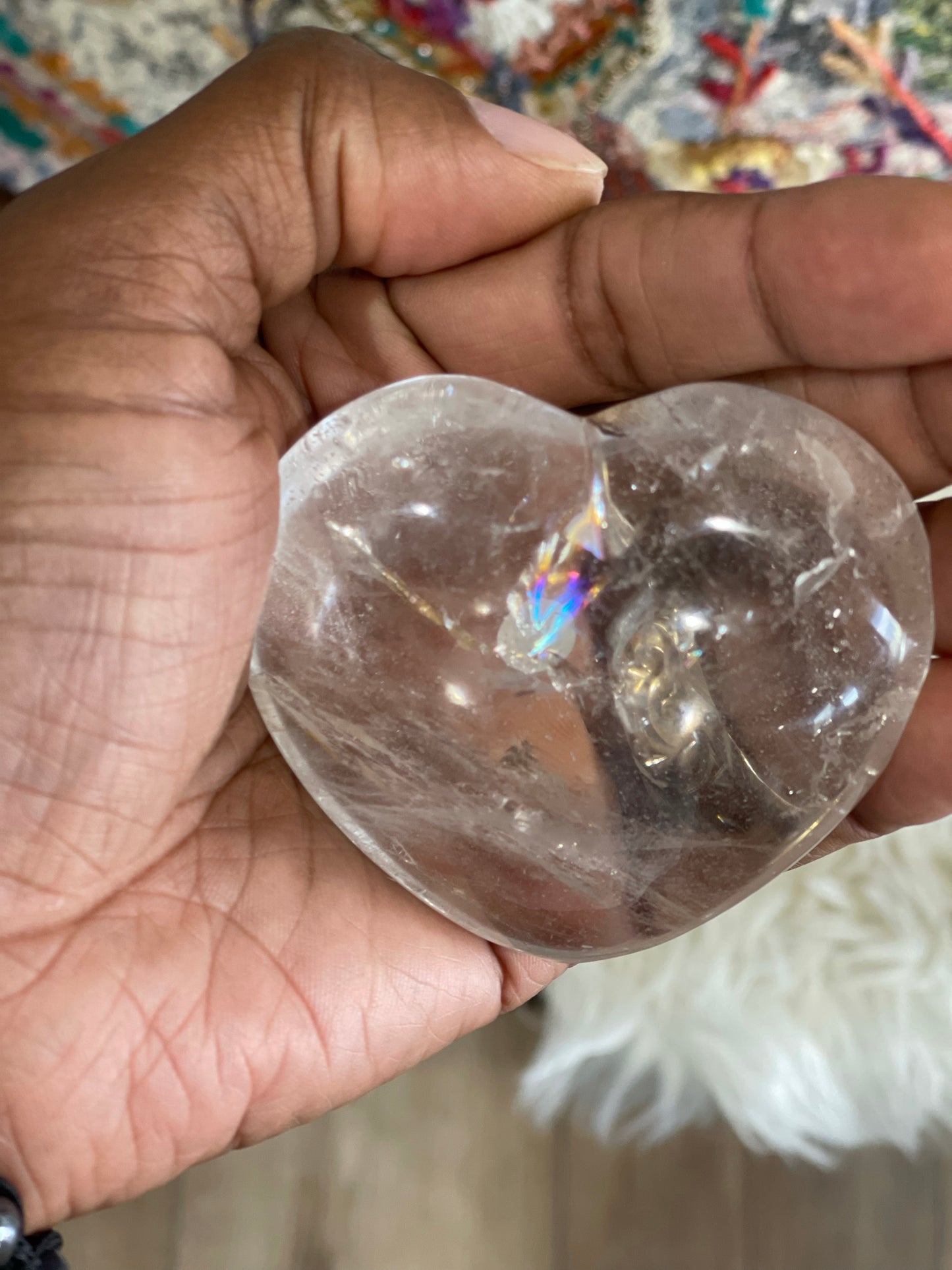 Clear Quartz Heart - Cozy Coven