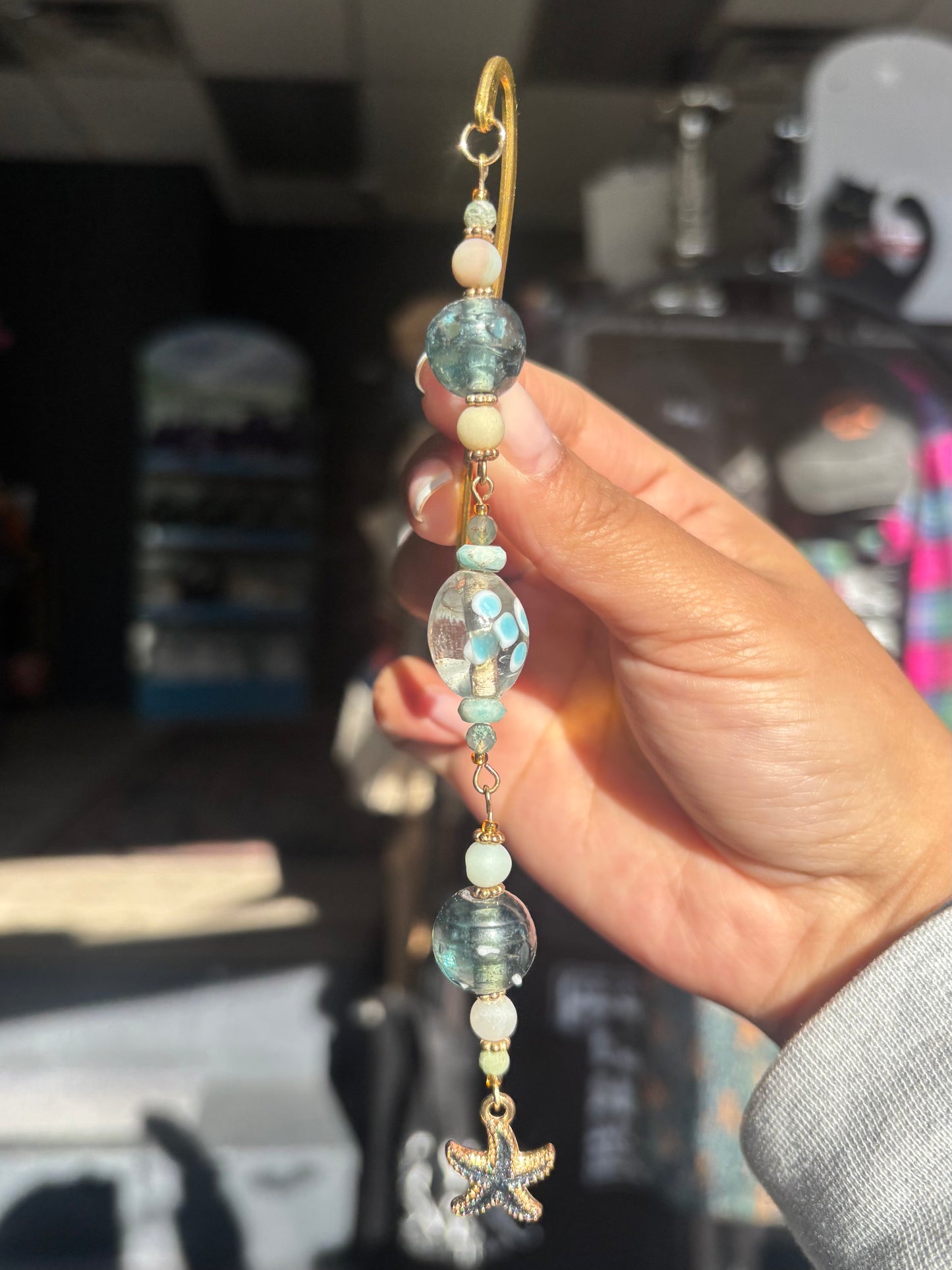 Crystal Bookmark Hooks