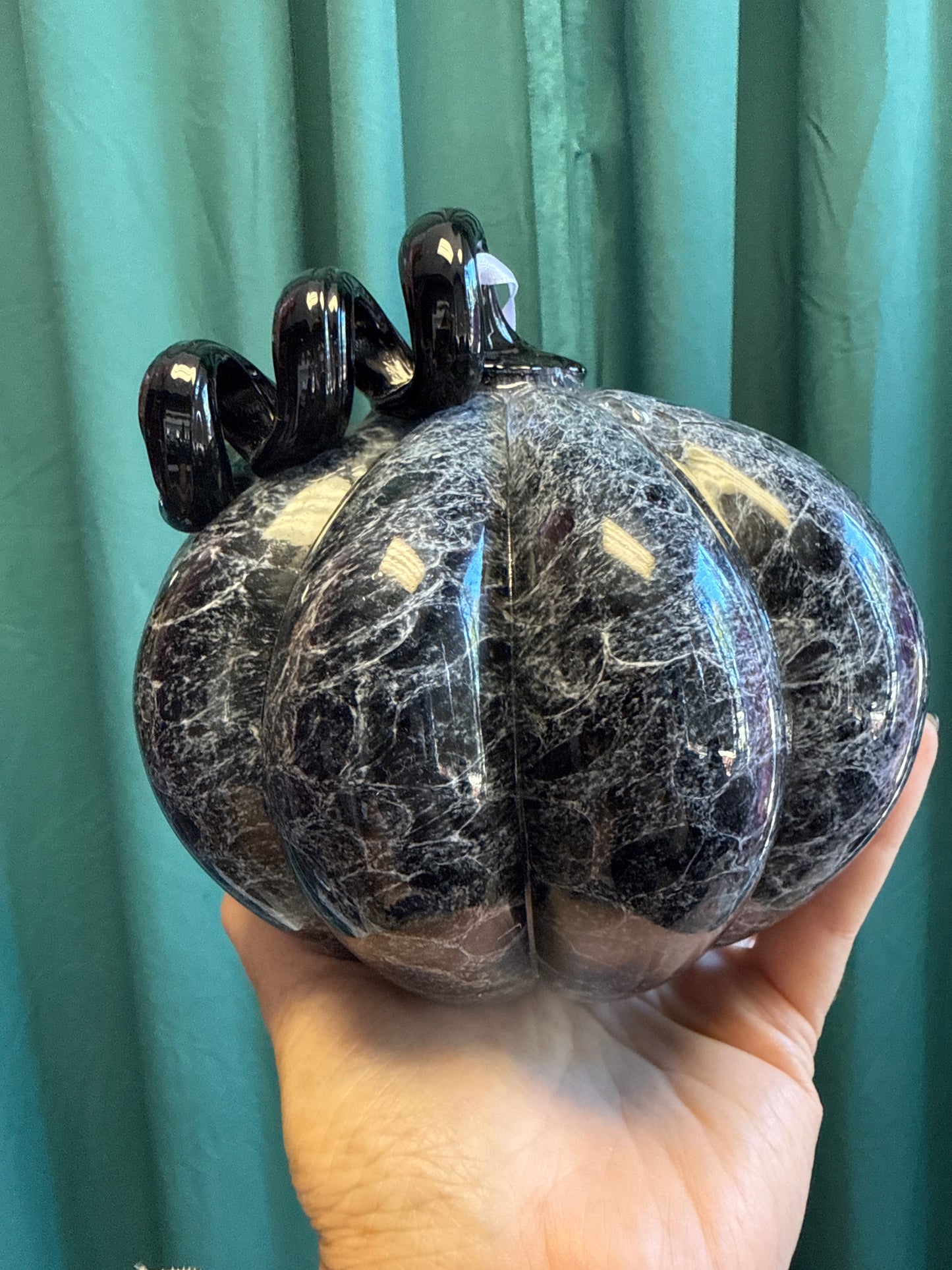Hand blown Glass Pumpkin
