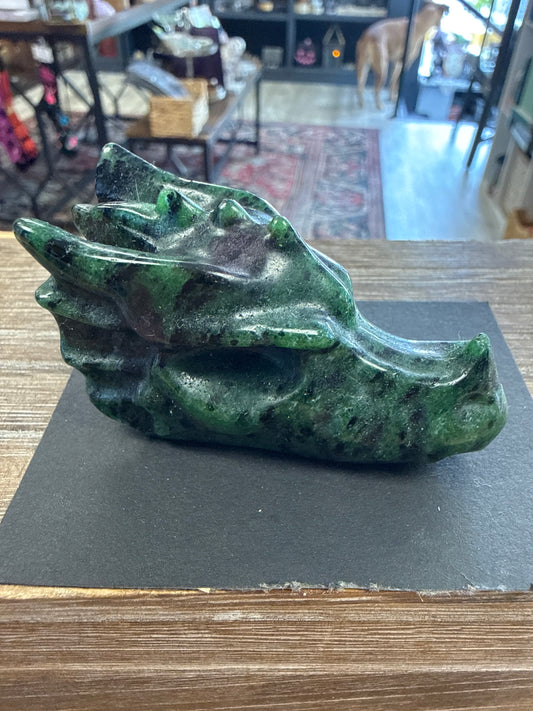 Dragon Skull Carving - Cozy Coven