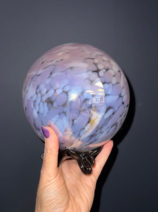 Handblown Glass Crystal Ball
