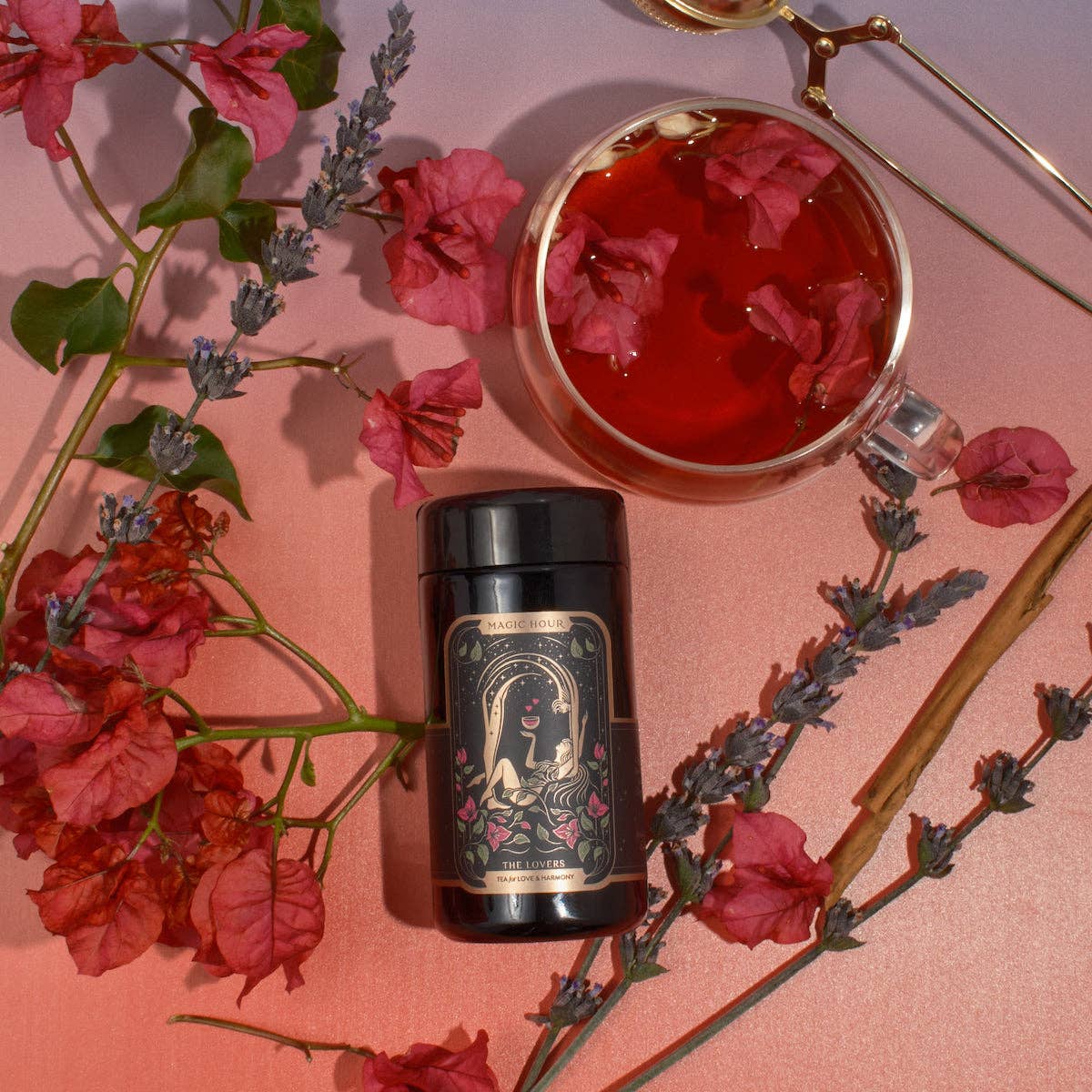 The Lovers : Hibiscus-Cinnamon- Vanilla Love Potion
