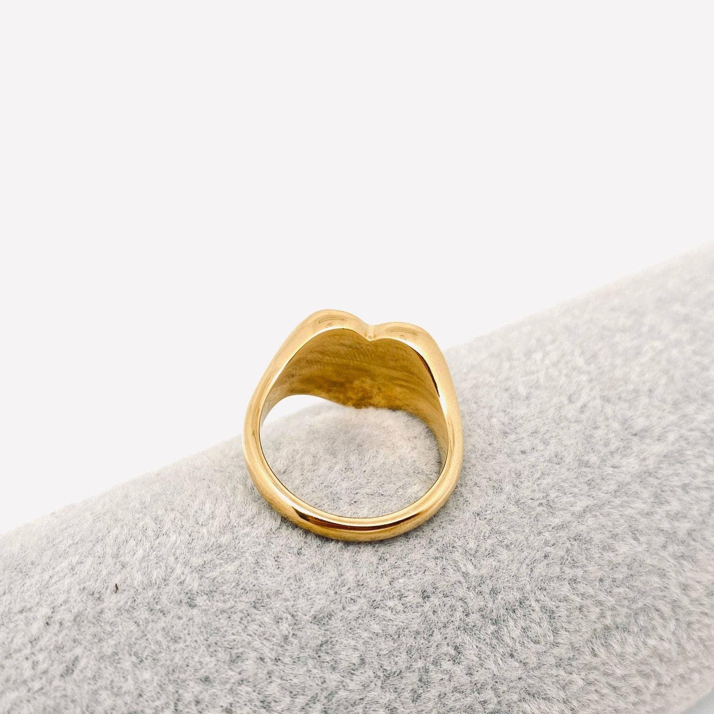 "SELF LOVE CLUB" Heart Shaped 18K Gold Plated Rings