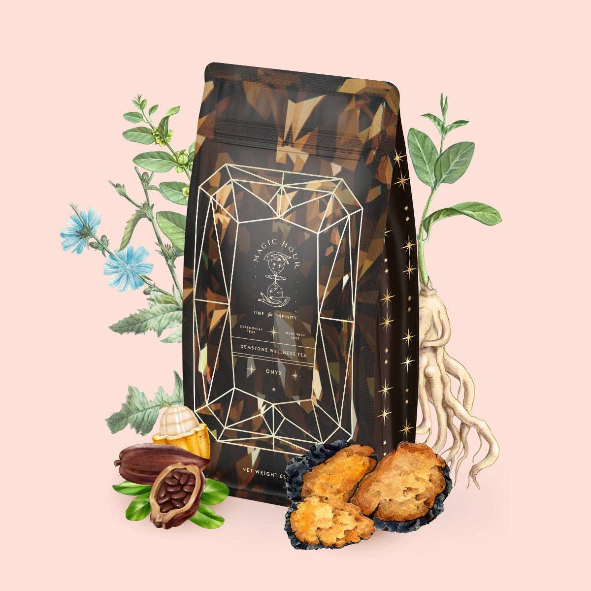 Black Onyx - Chaga Maca Toffee Elixir for Energy, Immunity & - Cozy Coven
