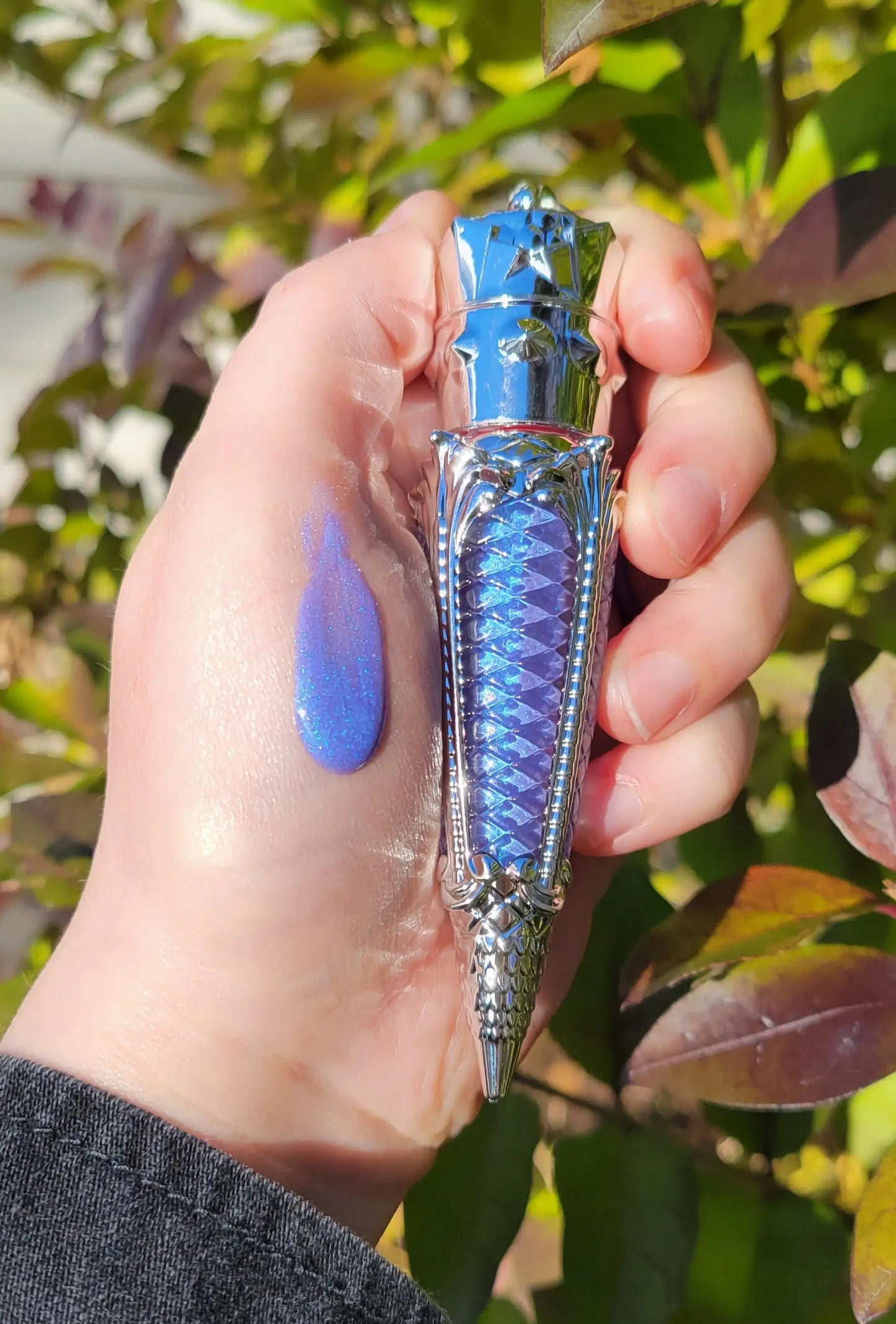Cyanotic Lip Gloss | blue raspberry | blue & purple shift |