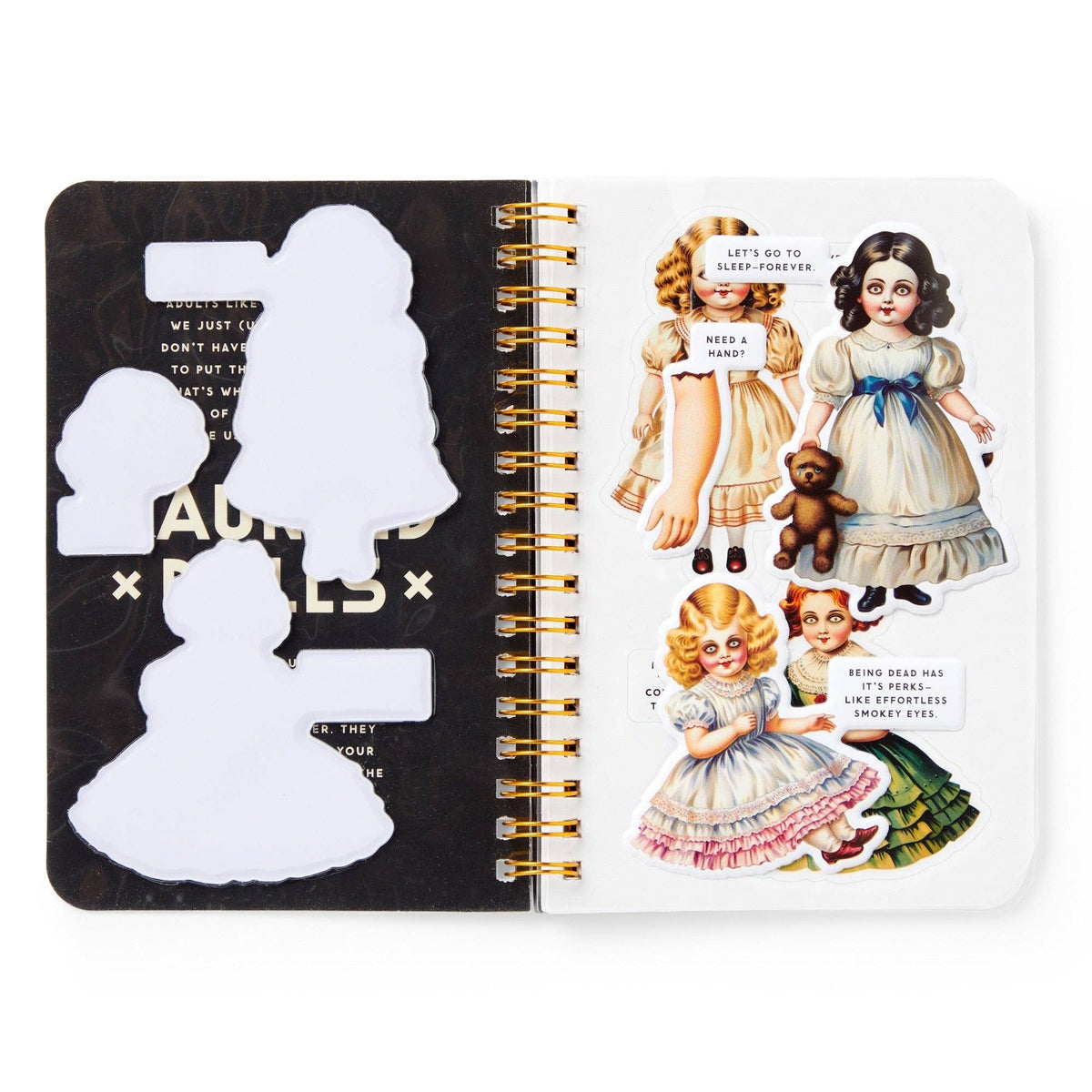 Haunted Dolls Sticker Book | Brass Monkey