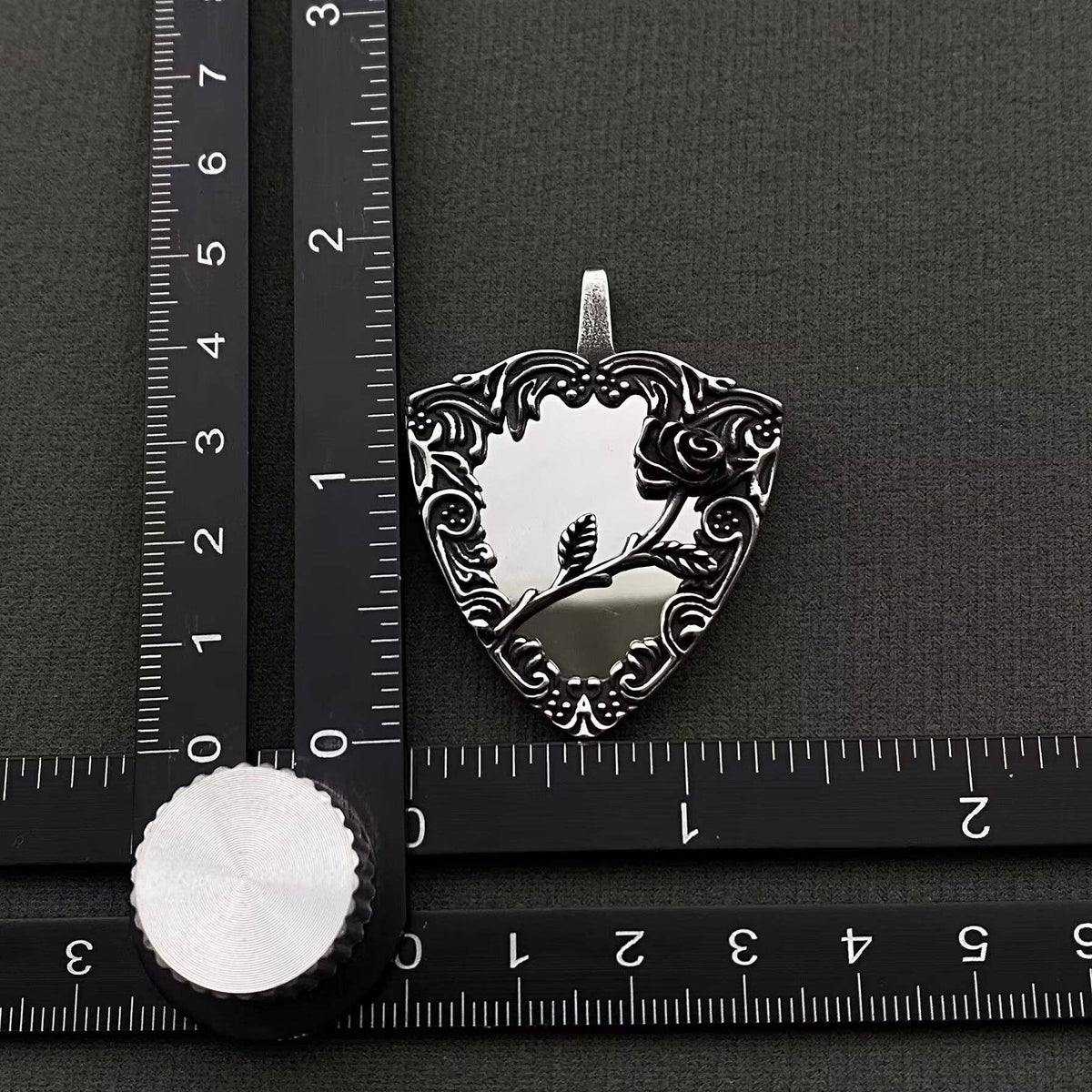 Rose Magic Mirror Pendant