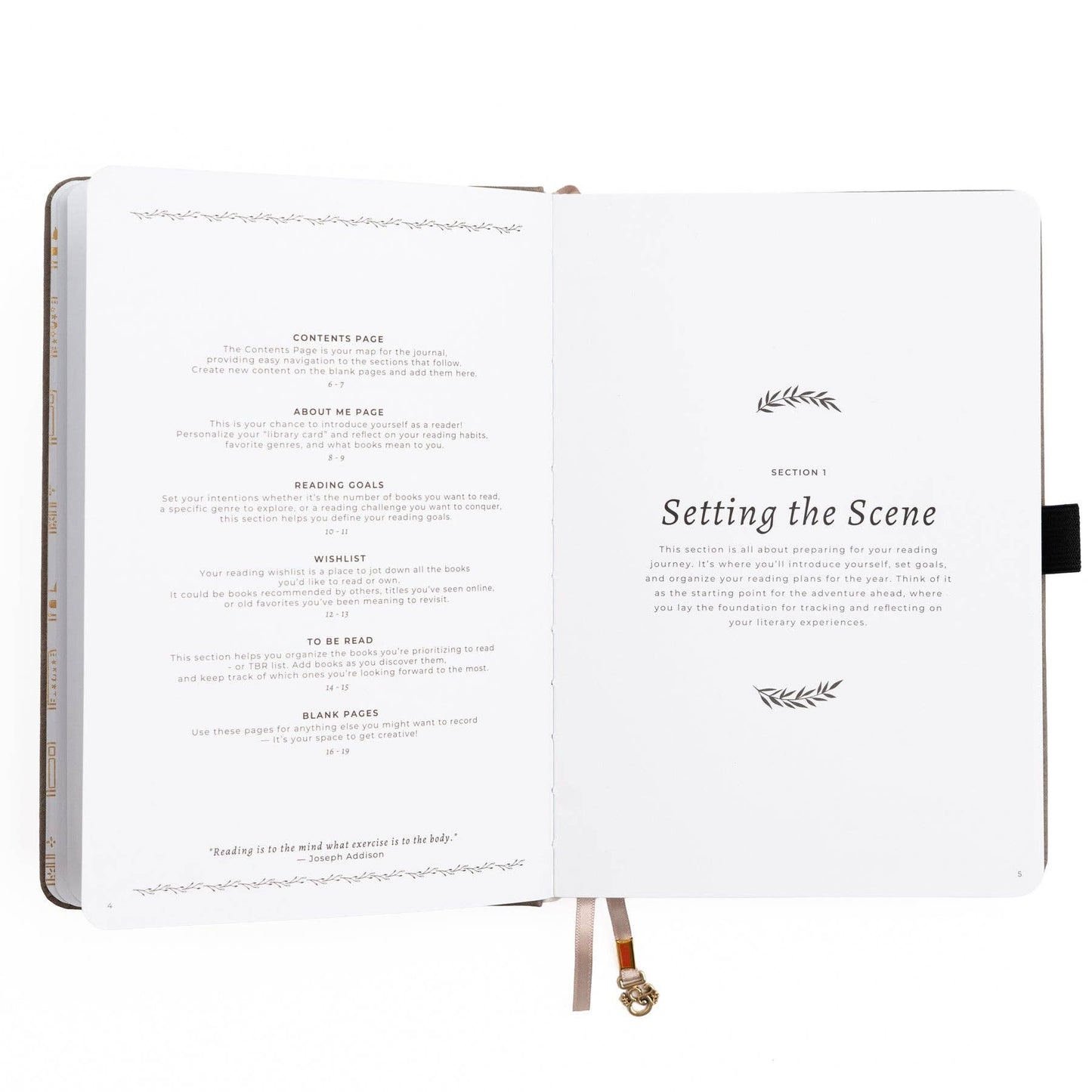 Vintage Library in Lilac: Reading Journal - Cozy Coven