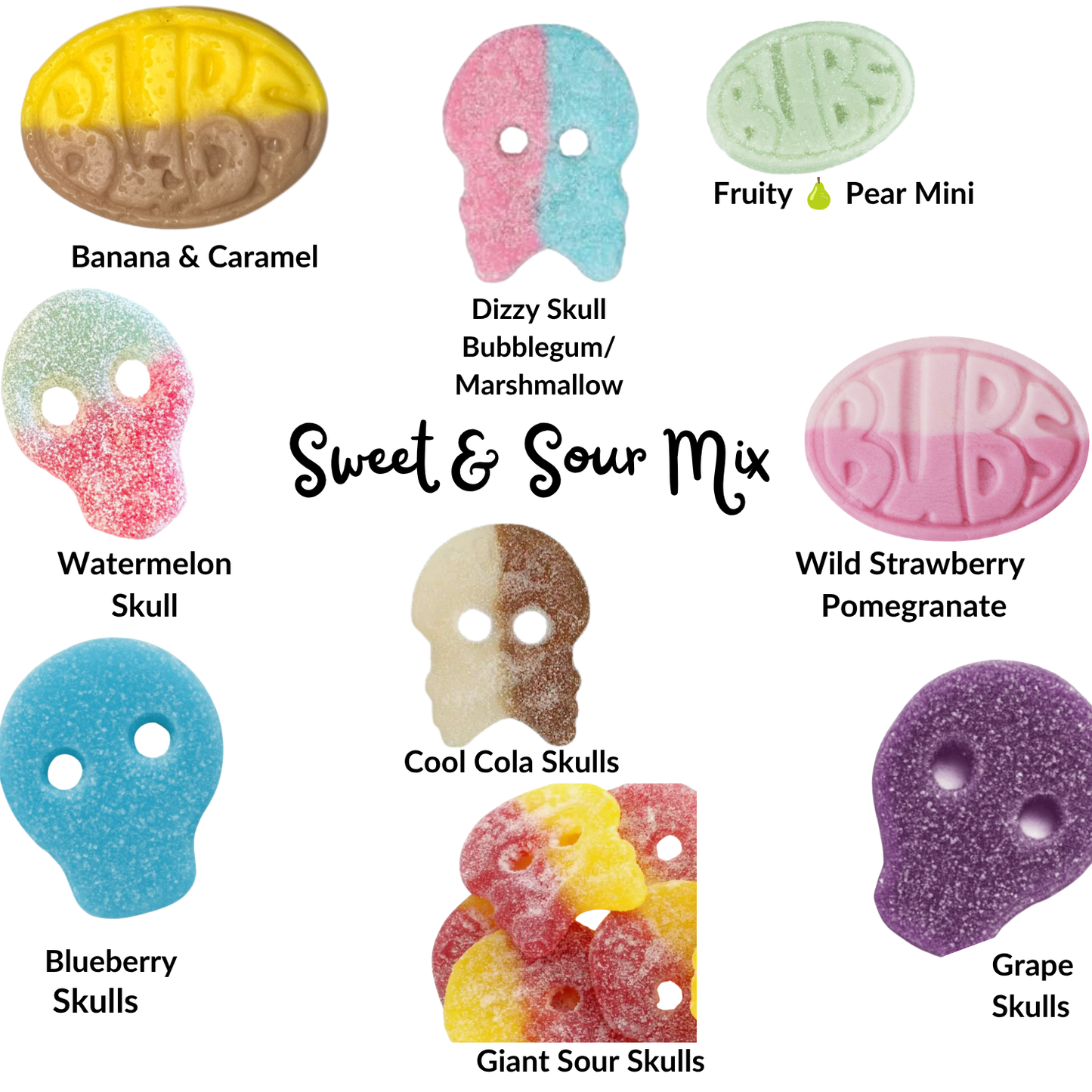 Swedish Candy Sweet & Sour BUBS Mix