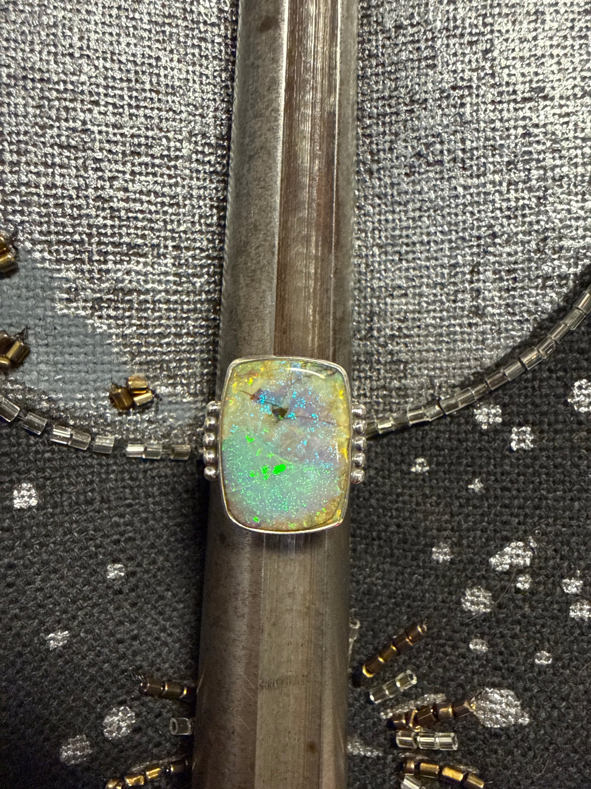 Boulder Opal Ring - Cozy Coven