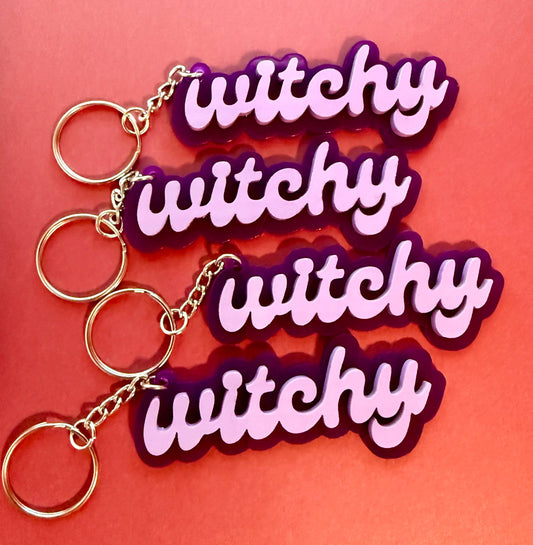 Witchy Keychain - Cozy Coven