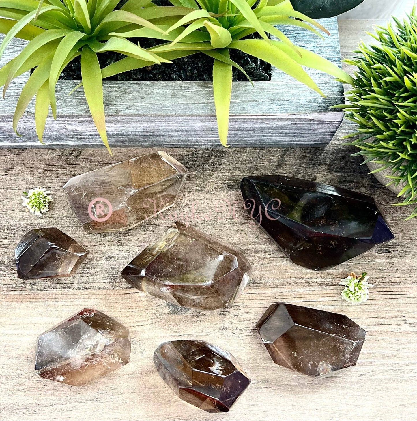 Smoky Quartz Crystal Polished Freeform