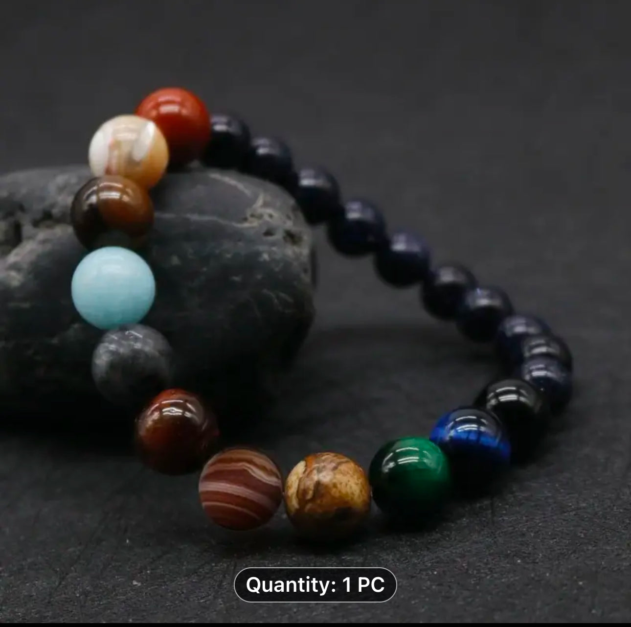 Nine Planets 🪐 Stone Bracelet