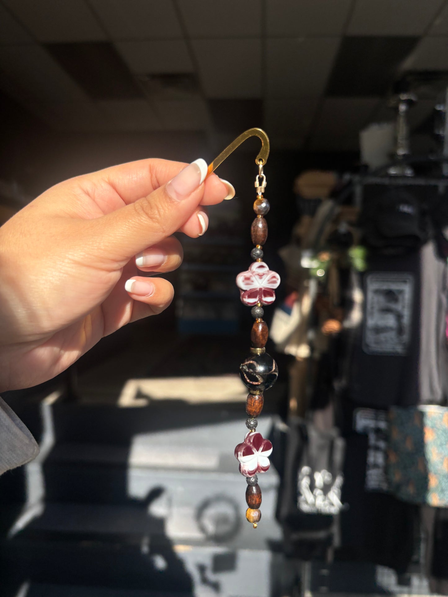 Crystal Bookmark Hooks