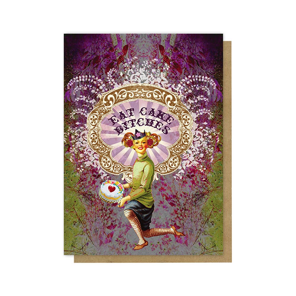 Eat Cake - Greeting Card